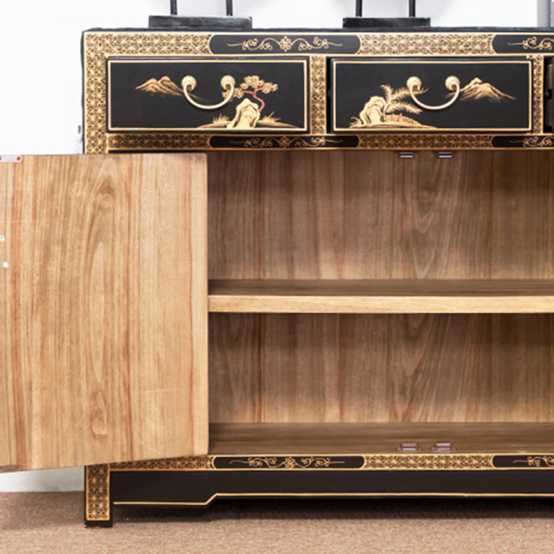 12 Pair Solid Wood Shoe Storage Cabinet