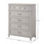 Commode 5 tiroirs Grey