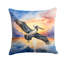 Coussin Pelican Fyling at Sunrise-112679652