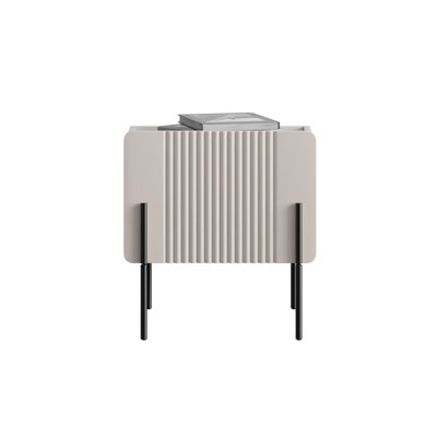 Ousmane 45 cm W Laminate Bedside Table