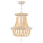 Geraldina 3-Light Empire Wood Bead Chandelier-1488361781