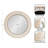 Circle Mirror with Beaded Detail