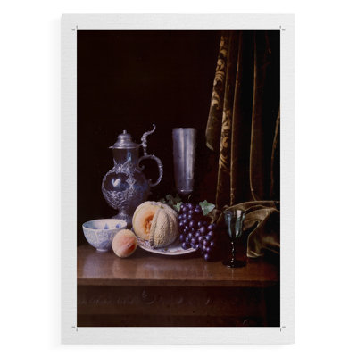 Moody Still Life III - Impression sur toile seulement - NON-CADRE