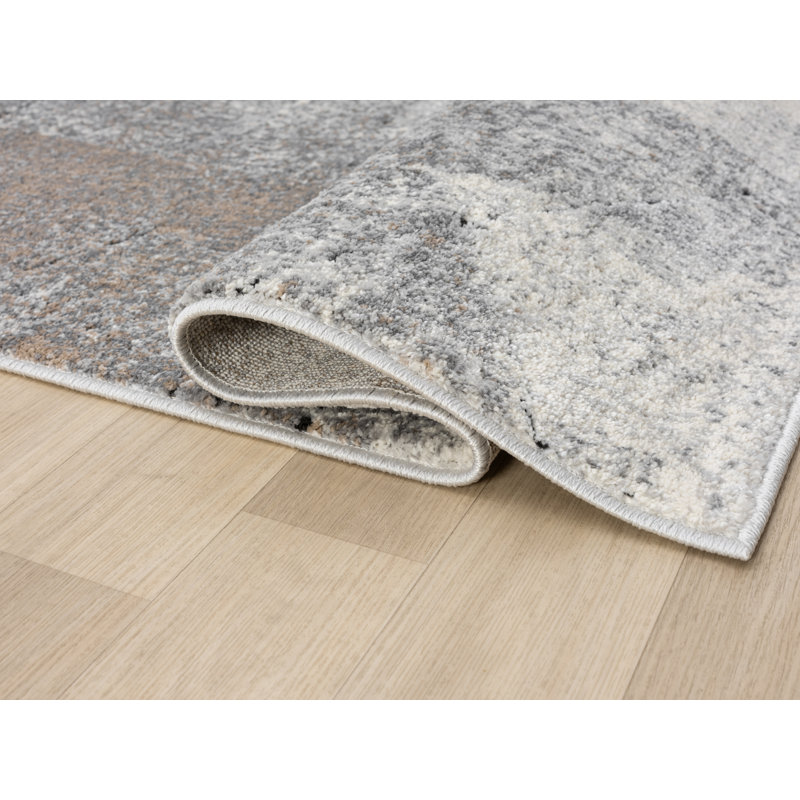 Tapis à motif géométrique abstrait Arneson Collection, Rectangle 5 pi 3 po x 7 pi 3 po