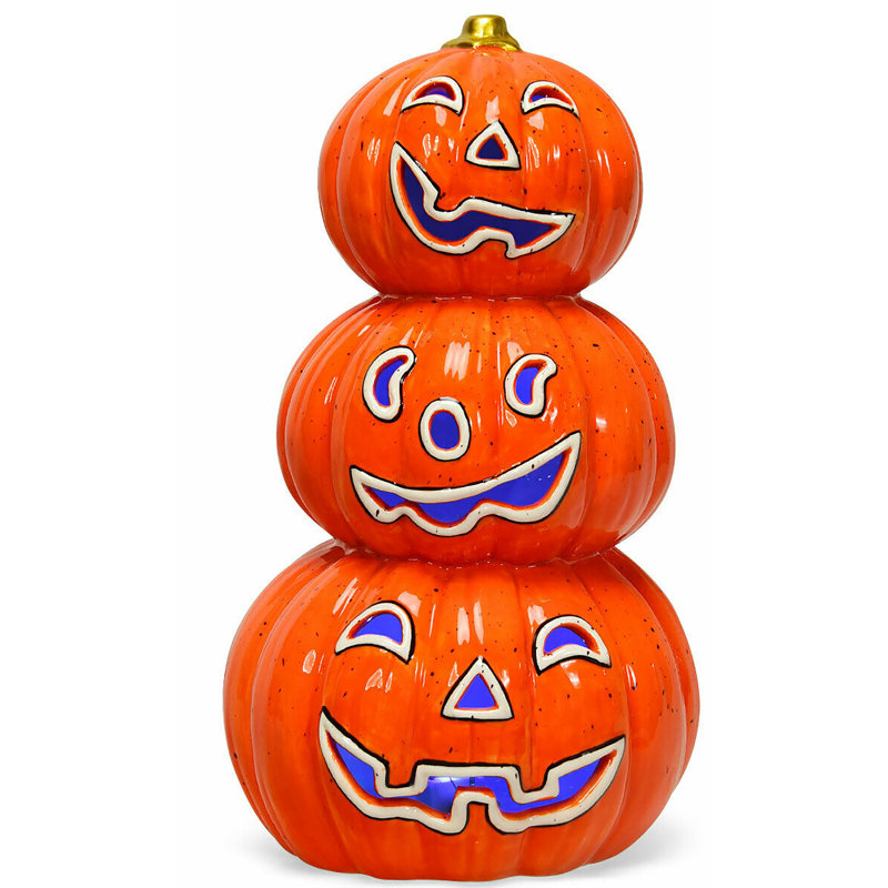 Présentoir lumineux à 3 niveaux d'Halloween