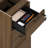 File Cabinet, 3-Drawer Fixed Pedestal Filing Cabinet with Lock for Home Office, Modern Walnut-121883437-121883435