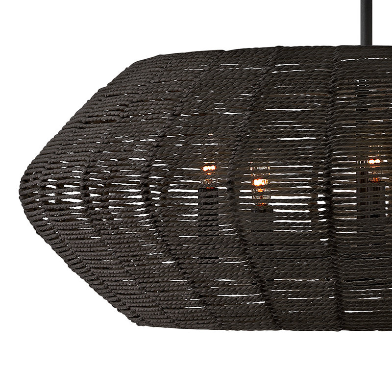 Luca 5 - Light Chandelier, Black