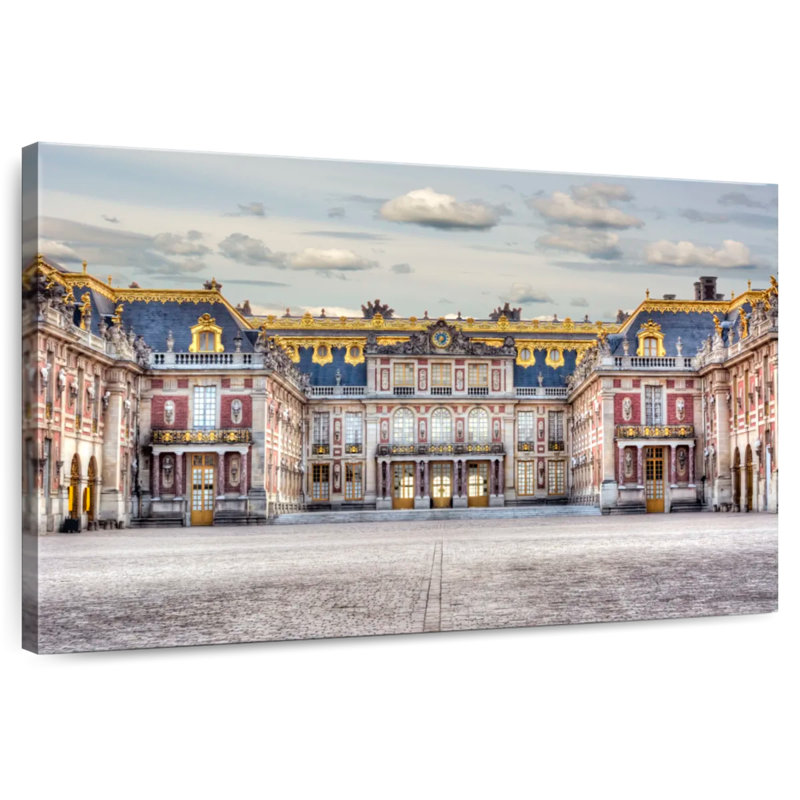 Lilie Palace Of Versailles, 24" H x 36" W