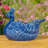 18.5in. Hand Painted Ceramic Peacock Planter - Koni