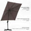 Parasol d'extérieur polyvalent avec caractéristiques avancées pour un ombrage idéal