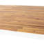 Table de salle à manger à panneaux à lattes - P 30,32 po x H 69,02 po moderne 35,28 po