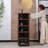 Nut-brown Solid Wood+Tempered Glass Display Cases