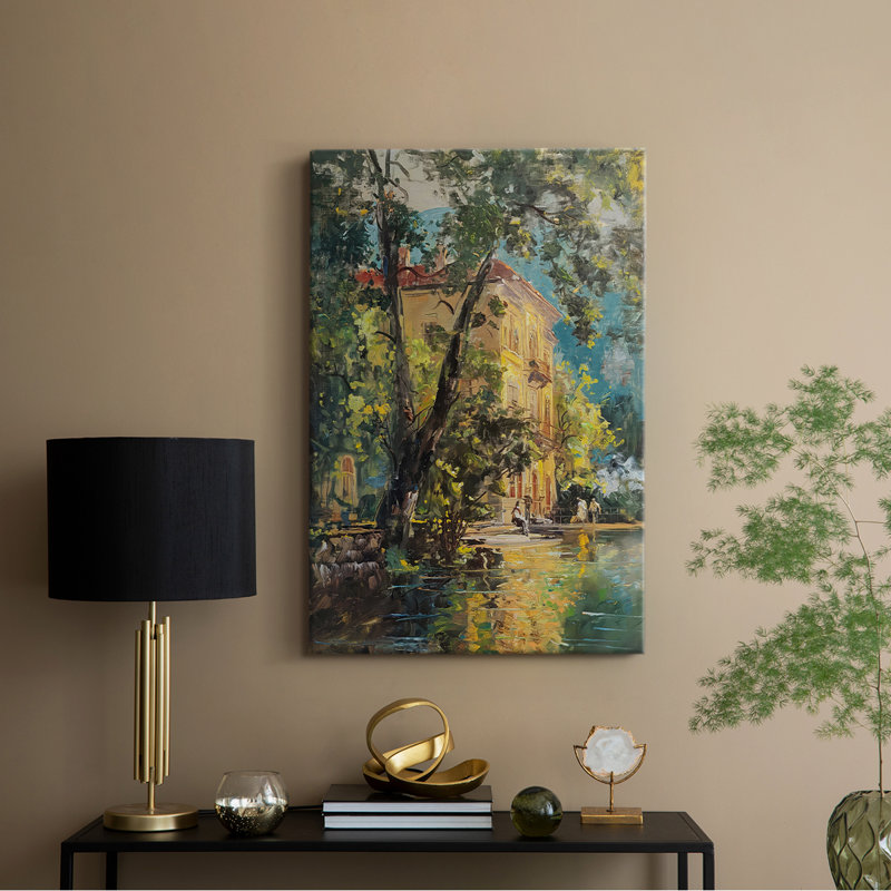 Série LANDSCAPES CCCCLX - Toile tendue avec châssis de qualité supérieure - Prêt à être accroché, H 18 po x l 12 po