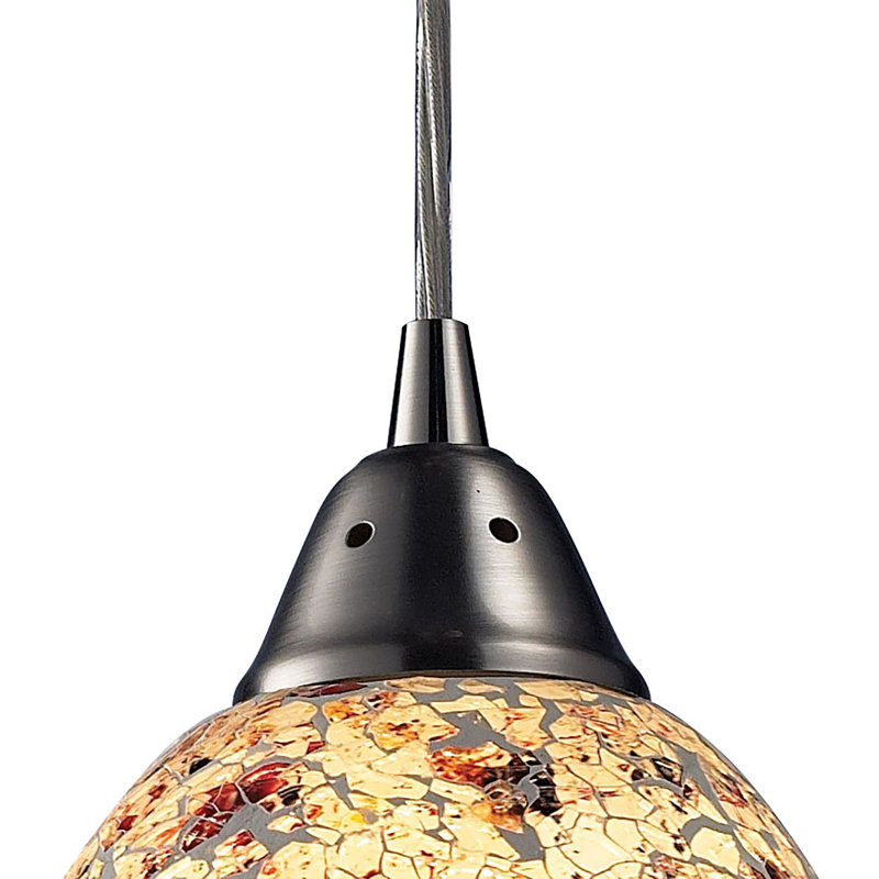 Avalon 5'' Wide 1-Light Pendant - Satin Nickel