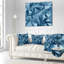3D abstrait géométrique - coussin imprimé abstrait-30730810-30730813