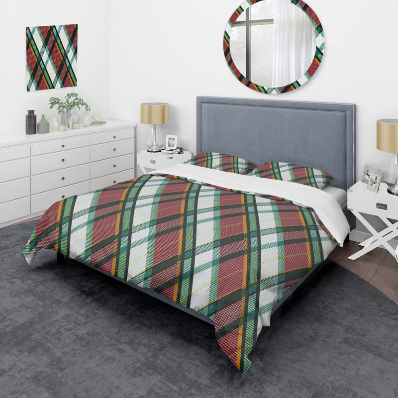 Ensemble de housse de couette en microfibre bleu et orange, Housse de couette pour très grand lit et 2 très, Plaid