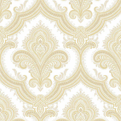 Traditional Damask Wallpaper