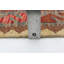 Tapis oriental rouge / jaune / brun en laine tissé à plat à la main à motif rectangulaire 3 pi 2 po x 3 pi 10 po Brantleigh