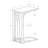 Accent Table, C-Shaped, End Table, Side Table, Snack, Living Room, Bedroom, Transitional - Manufactured Wood/Metal-C Table-578063060
