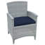 Bella Wicker Outdoor Dining Armchair-65091718-65091723