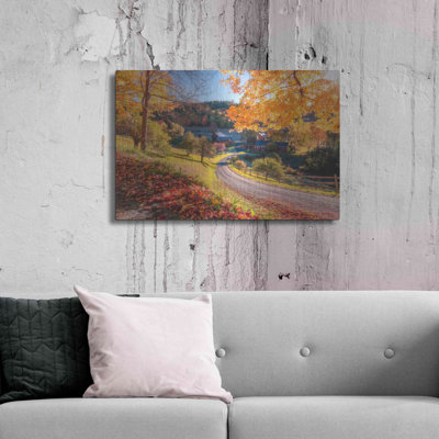 «Sleepy Hollow Ranch Vermont» par Bruce Getty, art mural en métal