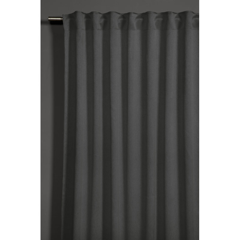 Blackout Curtain Single Panel, Black