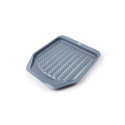 Fox Run French Fry Pan, Perforated Surface, Non-Stick