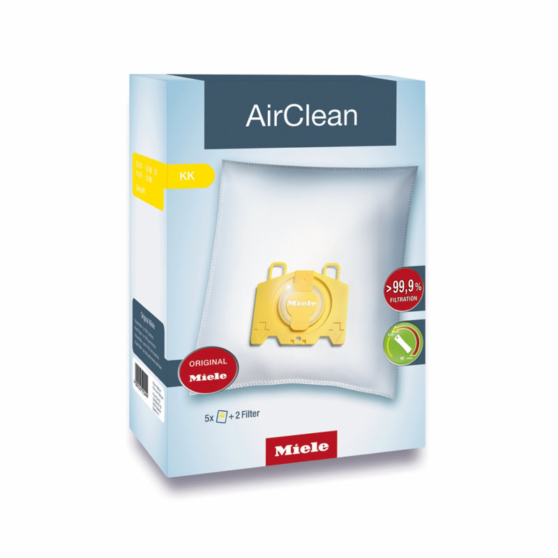 Sacs filtrants Miele AirClean 3D Efficacité KK