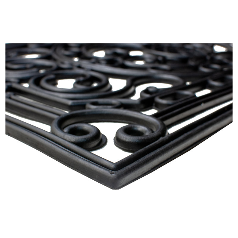 Sinderen Non-Slip Outdoor Doormat, Rectangle 1'5" x 3'5"