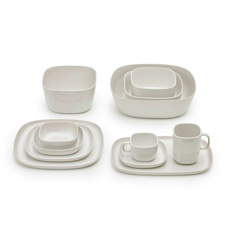 VAHLO Stoneware Salad/Dessert Plate, Beige