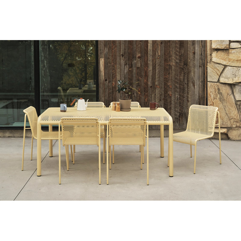 Table de salle à manger Perf, Rouille