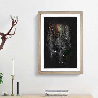 Autumn Trees in Switzerland - Framed Print