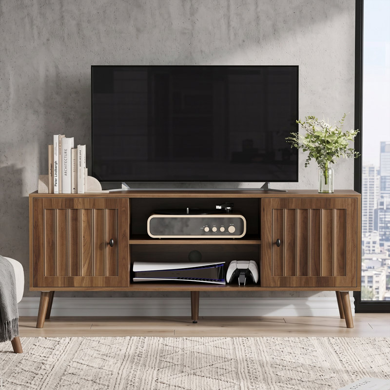 Meuble télé avec tablettes réglables