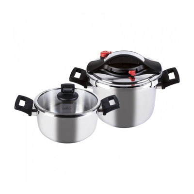 East Urban Home 16.6 Quarts 100% STEEL Pot Set