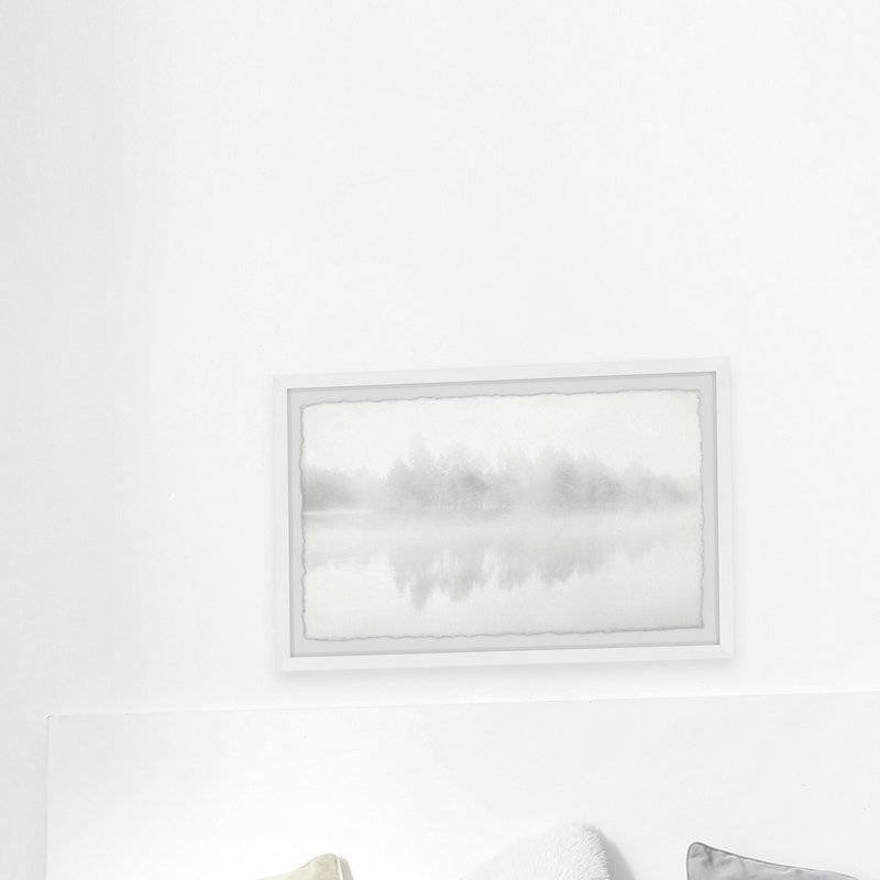« icy reflections », reproduction d’art sur papier, H 12 po x l 18 po x P 1,5 po