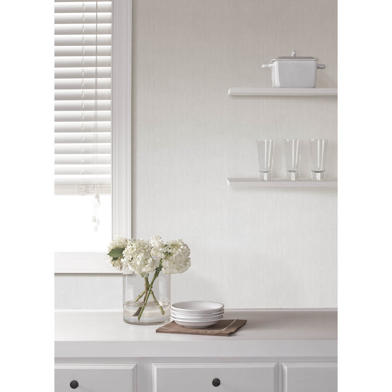 Papier peint Sunshower Stria, Crème, crème
