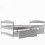 Lit plateforme moderne avec deux tiroirs-1691657387