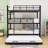 Twin Over Twin Over Twin Triple Bunk Bed With Twin Trundle And Ladder-1551319880