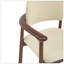 Ensemble de 2 chaises de salle à manger, structure en bois d'hévéa robuste, siège en mousse de polyuréthane confortable, idéal pour la maison et la cuisine