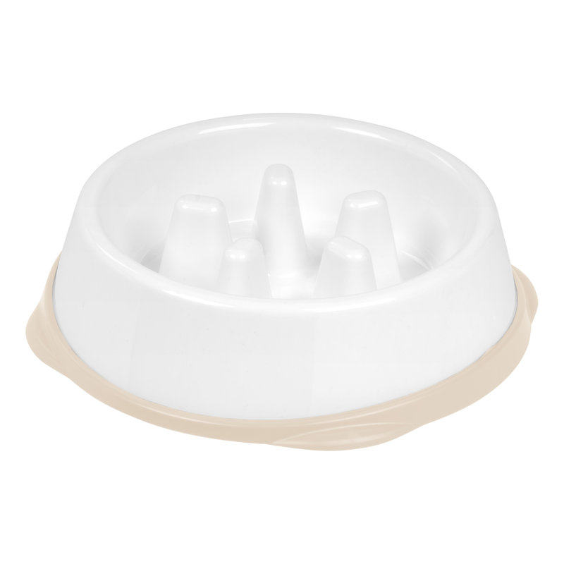 IRIS Slow Feeder, White, Short Snout