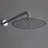 Modern 9.84" Round Wall Mounted Complete Shower System With Anti-Scald Pressure Balance Valve-128972438