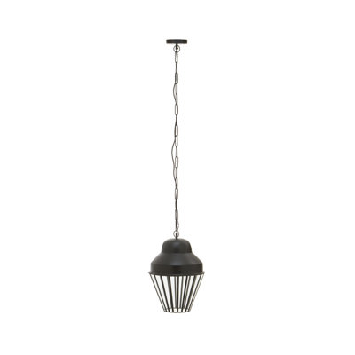 Mcclain 1 - Light Black Lantern Pendant