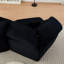 Fauteuil lounge monoplace moderne de 135 cm avec coussin enveloppant