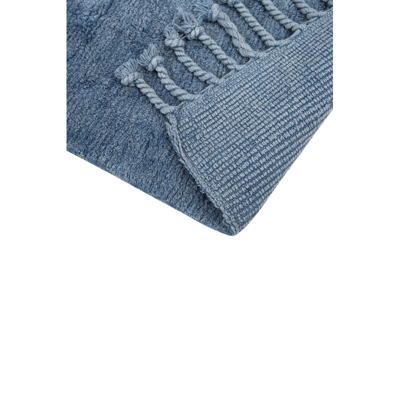 Tapis de bain Barkeyville, Bleu foncé