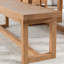 Banc en bois massif Cabo