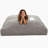 Convertible Memory Foam Bean Bag Chair, 2-in-1 Sofa Chair, Beige