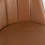 Tabouret de bar rotatif à hauteur ajustable Sonny en similicuir avec finition en bois brun-1112326819