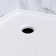 38" W x 38" D x 3" H Round Corner Shower Pan with Corner Drain Assembly Included Shower Base White