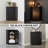 31" Freestanding Corner Cabinet With Door, Waterproof MDF Bathroom Shelf Organizer For Toiletries & Towels-394686263