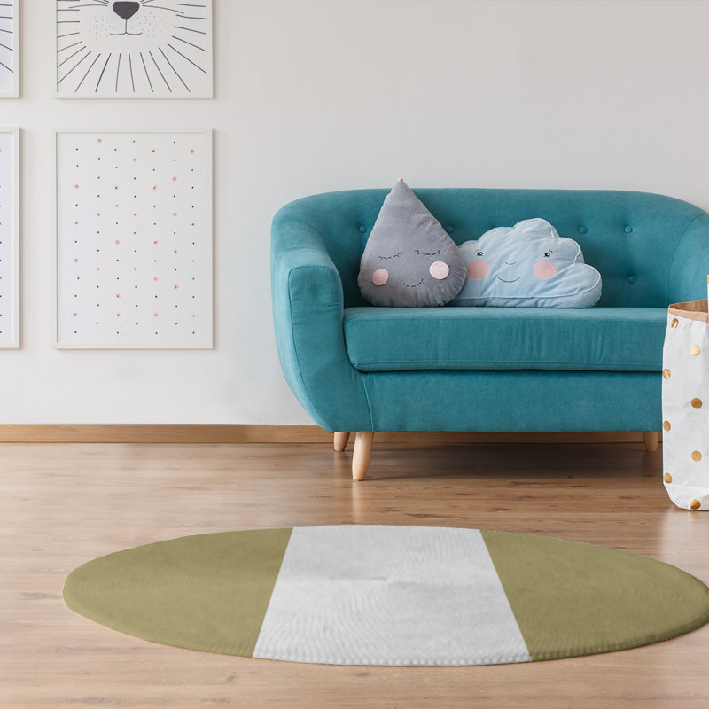 Tapis gold area, Rond 5 pi